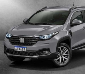 Fiat Strada 2023 ganha cor cinza do Pulse e ar digital.