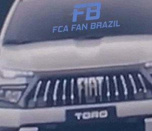 Vazou: Fiat Toro 2026 ganha cara de Panda e freio de mão eletrônico